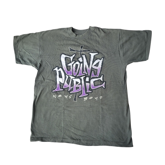 Fruit of the Loom Other - Newsboys Going Public Tour 90s Tshirt Size XL